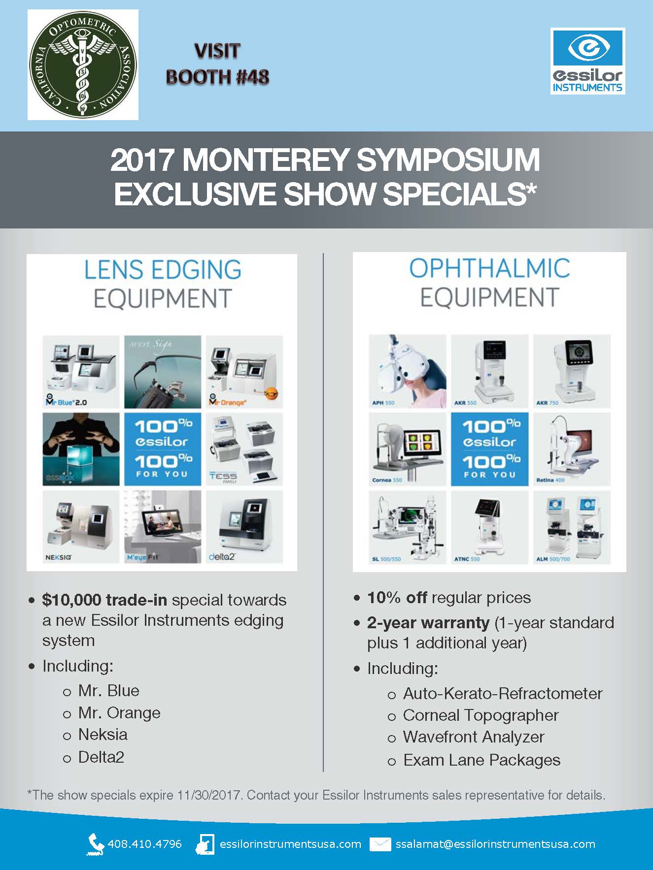 WAM 700 Archives Essilor Instruments USA