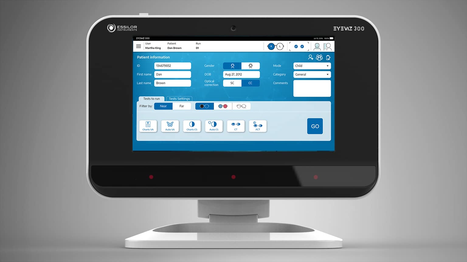 eyeviz 300 digital binocular vision assessment system essilor instruments usa eyeviz 300 digital binocular vision