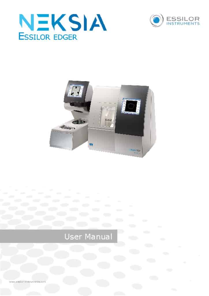 Neksia Series - Essilor Instruments USA